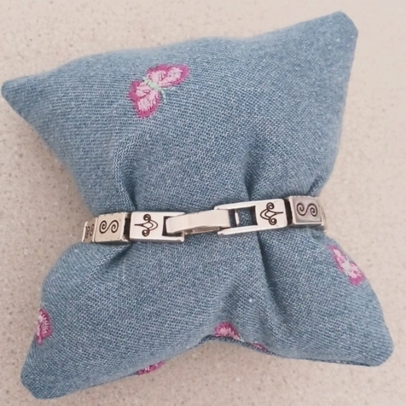 Brighton Crystal Heart Silver Link Bracelet - Picture 10 of 10